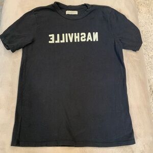 Imogene + Willie Black L Nashville Short Sleeve T Country Moto Normcore